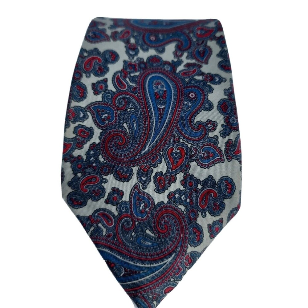 Mens Silk Tie Surrey Sophisticates Mens Neck Tie Multi-Color 100 Percent Silk